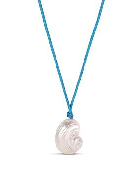 Blue Rope Shell Necklace
